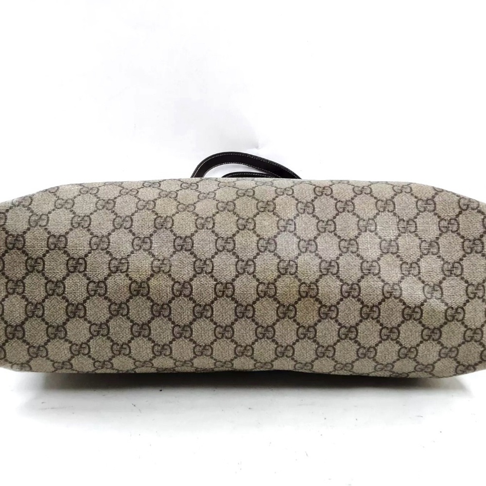 🏆💎💯 GUCCI Tote Bag Brown PVC Bag - Picture 4 of 8